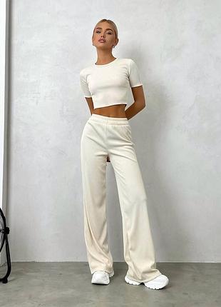 Костюм в рубчик на весну/літо