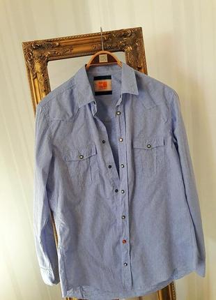 Рубашка в принт #hugo boss #оригинал