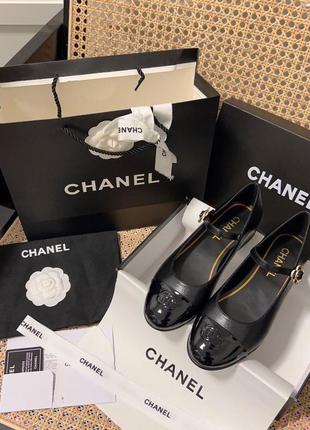 Классические балетки туфли от chanel