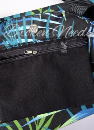 Еко сумка з тефлонової тканини, еко торба з листям шопер/сумка-шоппер