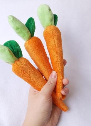 Набор пасхальных морковок, 3шт, 5шт, текстильная морковка, пасхальный декор, подарки на пасху