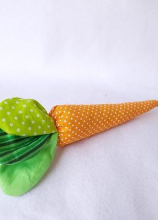 Набор пасхальных морковок, 3шт, 5шт, текстильная морковка, пасхальный декор, подарки на пасху