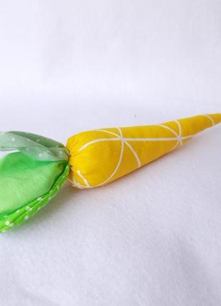 Набор пасхальных морковок, 3шт, 5шт, текстильная морковка, пасхальный декор, подарки на пасху