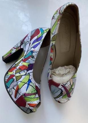 Туфли с открытым пальчиком robert clergerio