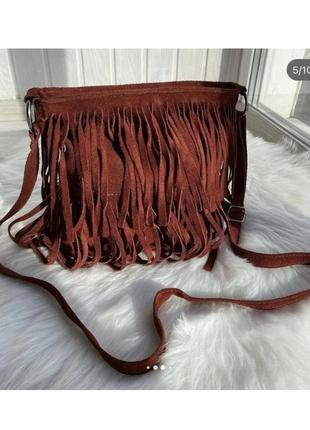 Сумка натуральна замша borse in pelle