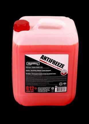 Антифриз highway antifreeze-40 long life g12+ червоний (каністра 10л)