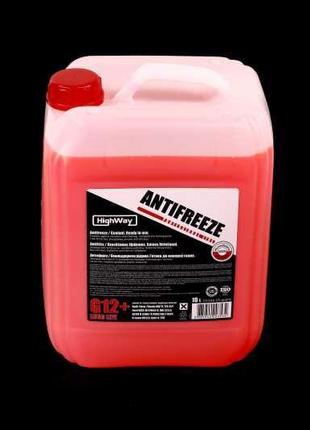 Антифриз highway antifreeze-40 long life g12+ (червоний) 10л