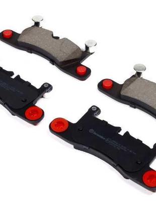 Тормозные колодки дисковые vw touareg задняя (пр-во brembo)