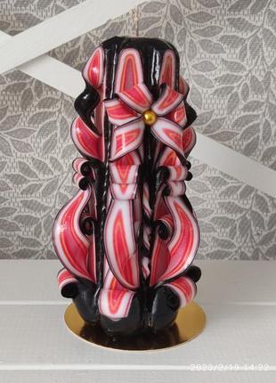 Свеча резная ручной работы "его величество"