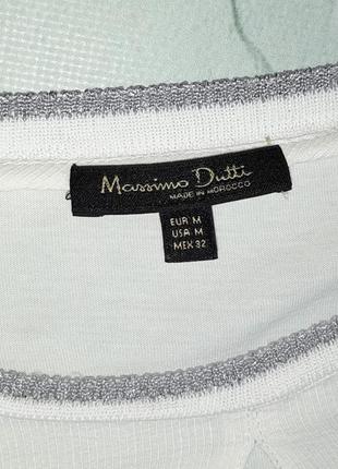 🌿1+1=3 брендова оригінальна біла блуза massimo dutti, розмір 44 - 467 фото