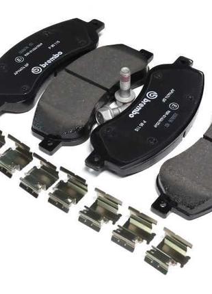 Тормозные колодки дисковые ford transit передняя (пр-во brembo)