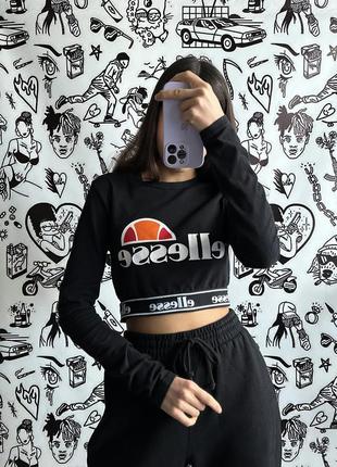 Лонгслив ellesse, лонг ellesse, кофта ellesse, кроп топ ellesse, укороченный лонгслив ellesse, свитшот ellesse4 фото