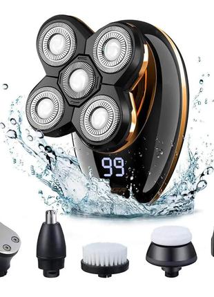 Триммер для бороды 5 в 1 vgr v-316 аккумуляторная мужская бритва salemarket