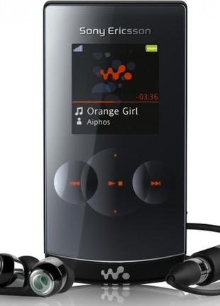 Мобільний телефон розкладачка sony ericsson w980 чорний, соні еріксон з плеєром