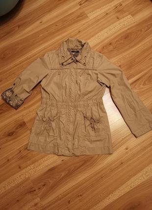 Тренч бежевый george женский, плащ, пальто, куртка, пиджак3 фото