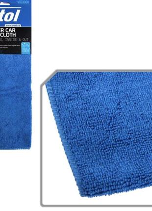 Серветка мікрофібра  універсальна 30х30см / синя