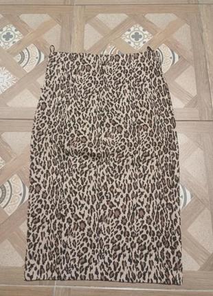 Пенко юбка карандаш принт леопард2 фото