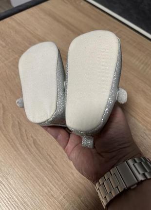 Туфли серебристые 4