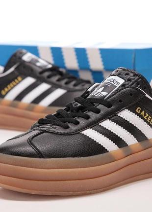 Стильные кроссовки adidas gazelle bold / адидас газели5 фото