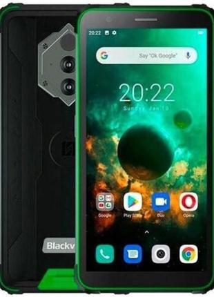 Смартфон blackview bv6600 pro green, 4/64gb, nfc, ip69k, 2sim, 5,7'' ips gorilla glass3, 16+5/5мп, 8580mah