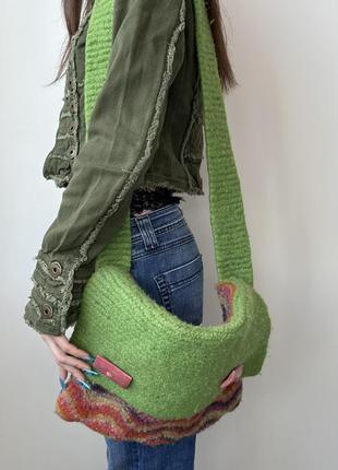 Винтажная необычная сумка в стиле гоблинкор винтаж vintage goblincore7 фото