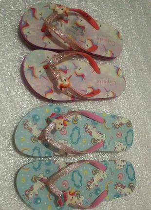 Дитячі шльопанці сланці єдиноріг10 фото