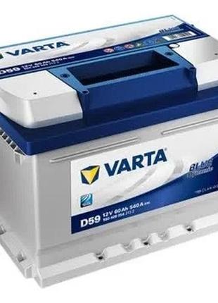 Акумулятор 60ah-12v varta bd(d59) (242х175х175),r,en540