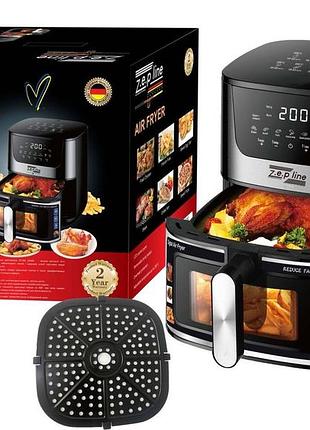 Безоливна електрична фритюрниця на 8 л zepline zp-092 3000 w salemarket