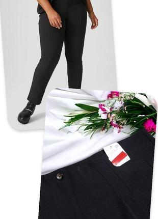 Брендовые стильные брюки с карманами yessica c&a батал этикетка