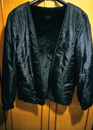 Мужская двусторонняя на меху куртка/подстежка/утеплитель под верхнюю одежду(turkey )