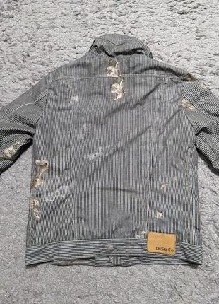 Эксклюзив, diesel vintage jacket, крутящий принт, брозовая фурнитура,size l, подойдут на м/s,плече46 подпохво56 рукав67 длина6810 фото