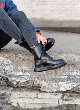 Alexandr mcqueen black 🆕 шикарные ботинки маквин термо 🆕 купить наложенный платёж7 фото
