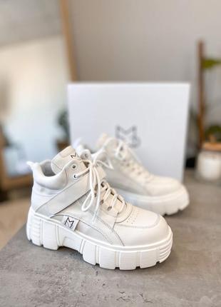 Ms spring sneakers full white 🆕 шикарні кросівки 🆕 купити накладений платіж