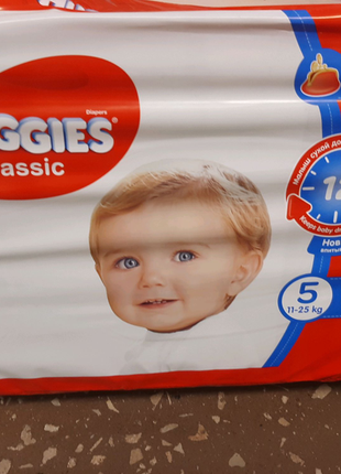 Підгузники huggies класик 5р.