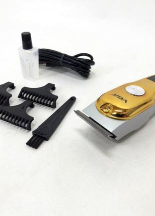 Триммер беспроводной vgr v-290 / машинка для стрижки мужская / тример du-848 для бороды