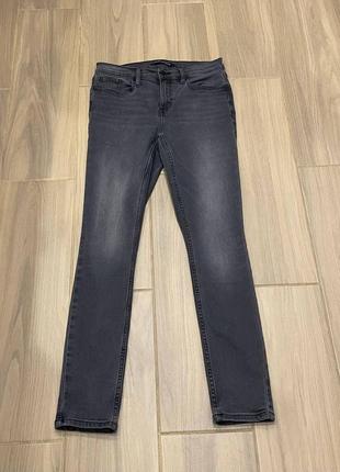 Акция 🎁 стильные джинсы calvin klein skinny mid rise raven grey zara levis2 фото