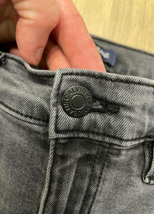 Акція 🎁 стильні джинси calvin klein skinny mid rise raven grey zara levis6 фото