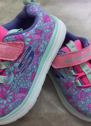 Кроссовки мокасины текстиль дев 23-24-25 р.skechersиндонезии