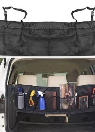 Органайзер на спинку заднього сидіння в авто (чорний) довгий