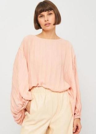 Блуза рубашка пліссе zara
