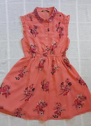 Платье платье в цветочный принт george на 10-11роков