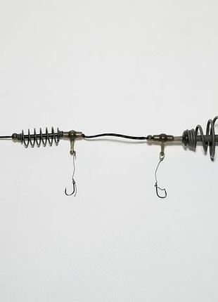 Кормушка оснащённая мега карась 30 гр крючок n10