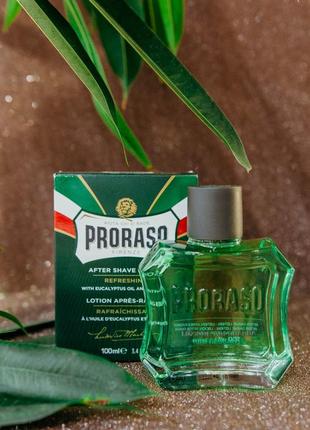 Лосьон после бритья с экстрактом эвкалипта и ментола proraso after shave refreshing lot2 фото