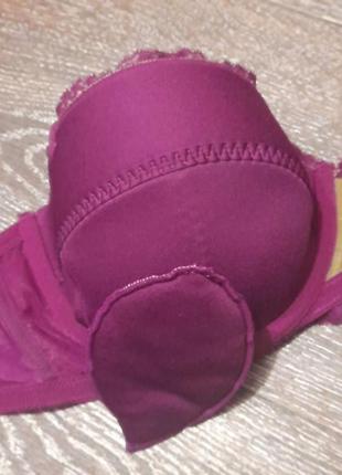 Кружевной красивый бюстгалтер р.36dd 80e от ann summers, косточки, поролон, пуш-ап8 фото