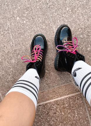 Dr. martens 1460 black rainbow 🆕 шикарные ботинки мартинс 🆕 купить наложенный платёж2 фото