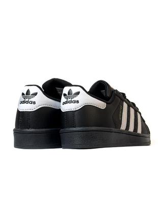 Adidas superstar black6 фото