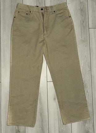 Светлые винтажные мужские джинсы4 фото