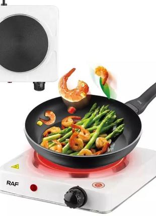 Электроплита одноконфорочная дисковая raf 8010a salemarket