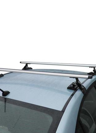 Багажник на гладкую крышу nissan leaf , аеродинамический багажник для авто с гладкой крышей