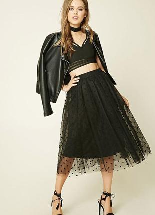 Юбка фатиновая горох